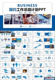 钢铁行业年终总结新年计划ppt