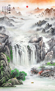 玄关山水画