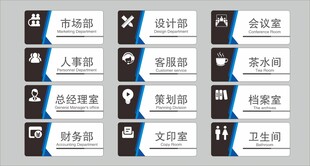 办公室门牌