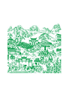 酿酒图 白酒插画