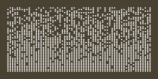 正方形渐变镂空板