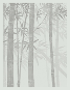 水墨竹林冲孔图