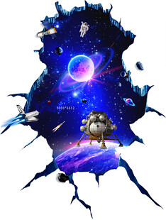 破洞宇宙中的神秘景象