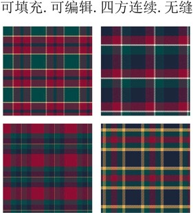 格子图案  格子面料