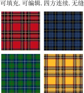 格纹面料 格子图案