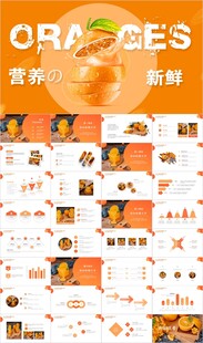 橙汁饮料橘子水果种植技术PPT