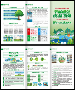 全国节能宣传周三折页