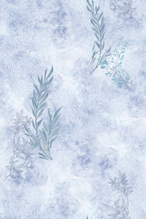 淡蓝植物纹理背景图案