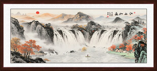 大厅山水画