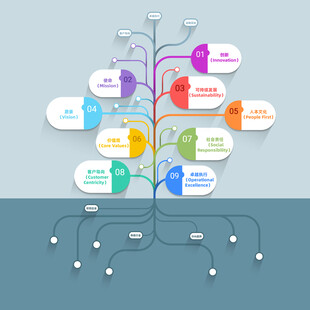 多彩信息树状结构图