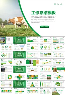 生态牧场畜牧业养殖乳业PPT