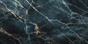 深邃蓝金大理石纹理