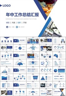 机械制造加工业通用PPT模板