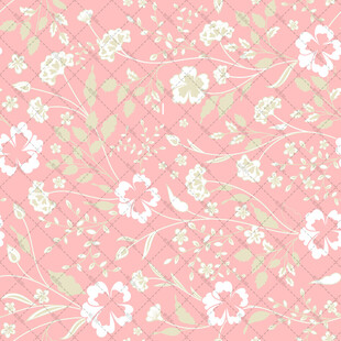 粉色花卉图案背景