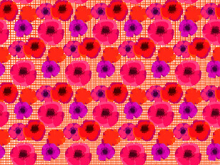 多彩花卉图案背景