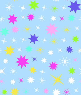 多彩星星图案背景
