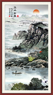 玄关山水画