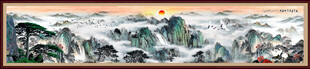 巨幅山水画