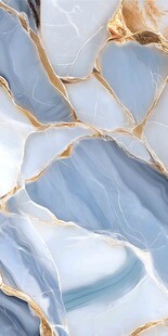 蓝金大理石纹理图案