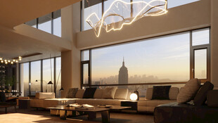 现代奢华客厅全景视野