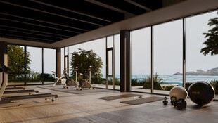 现代海景休闲室内空间