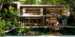 热带风情现代泳池别墅