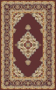 复古风花纹地毯