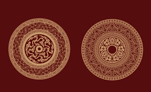 中式古典图腾敦煌纹样