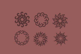 复古花纹图案设计元素