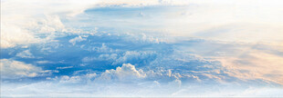 蓝天白云天空软膜