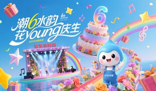 6周年KV海报