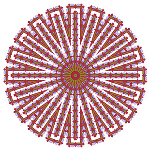 圆形防伪证书图案