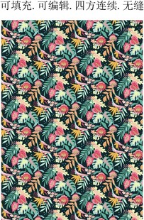 碎花图案 花朵装饰 家纺印花 