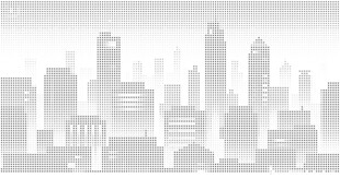 城市天际线剪影