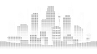 城市天际线剪影