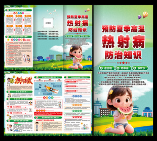 热射病三折页