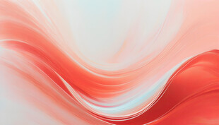 红色流动渐变抽象背景图