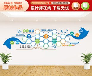 团队风采文化墙