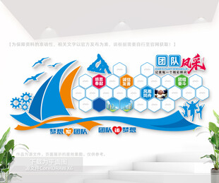 团队风采文化墙