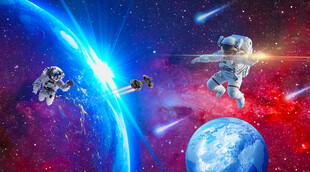 梦幻宇宙星空软膜背景