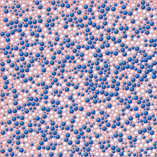 蓝粉相间颗粒纹理图案