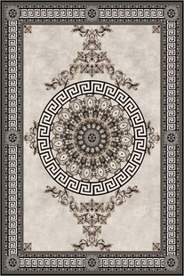 复古花纹方形地毯图案