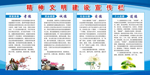 精神文明建设宣传栏 