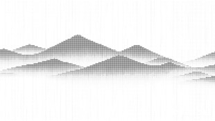 水墨群山意境图