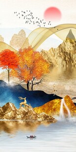 金山麋鹿发财树