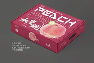 桃子包装 水蜜桃礼盒