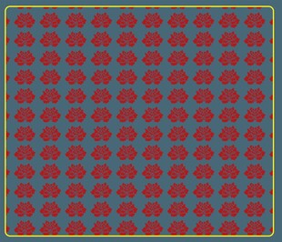 国潮牡丹纹图印