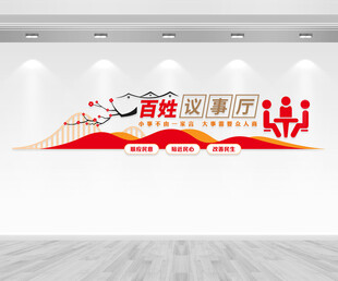 百姓议事厅文化墙