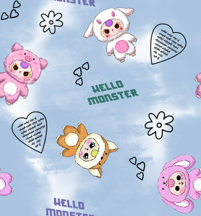 可爱卡通动物图案