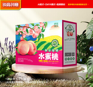 水蜜桃包装 桃子礼盒